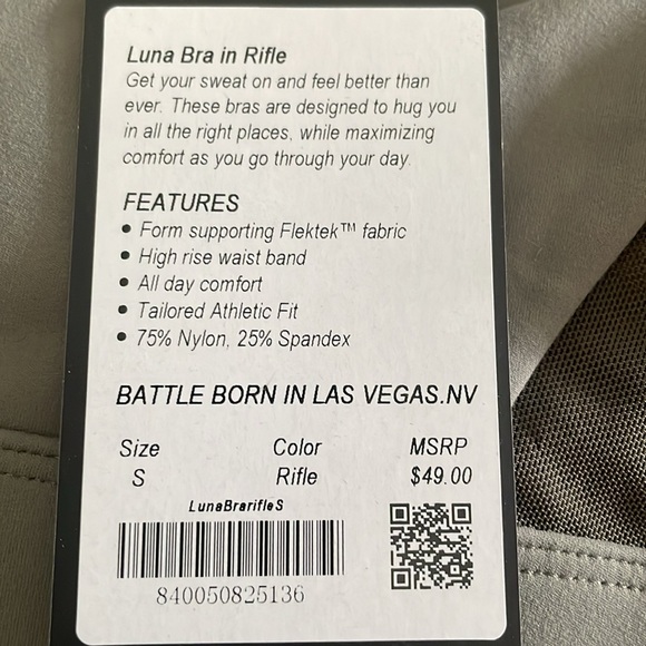 Barbell Sports Bra - Picture 3 of 3